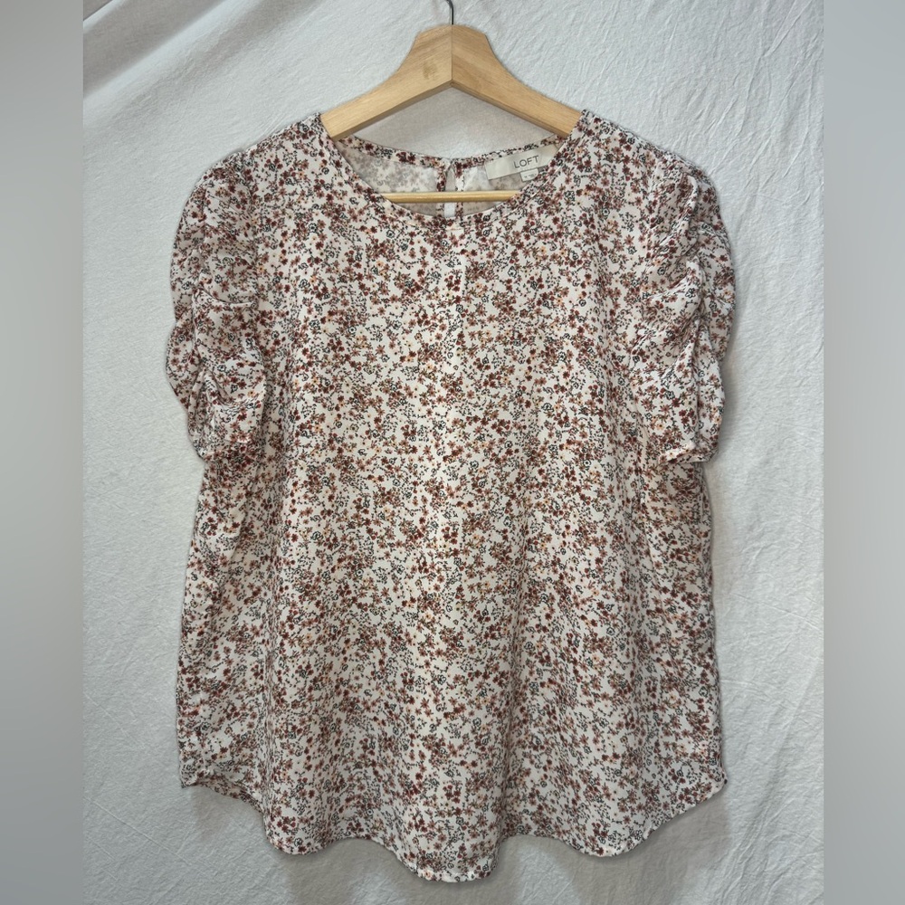 LOFT Women's Floral Blouse